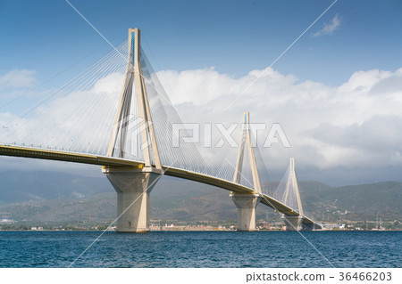 view of the Charilaos Trikoupis bridge Rio-Antirio view of the Charilaos Trikoupis bridge Rio-Antirio 36466203