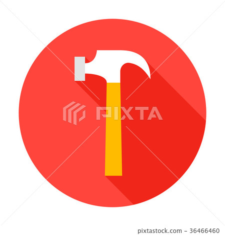 Hammer Circle Icon 36466460