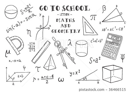 Maths and geometry. Doodle 36466515