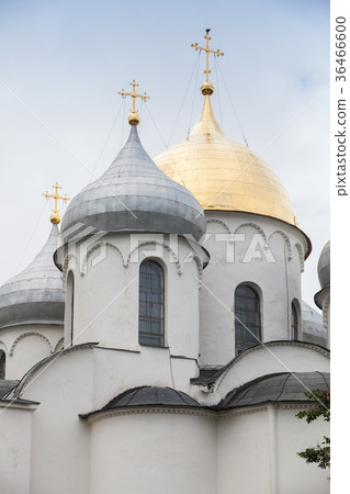 Sophia Cathedral, close up. Veliky Novgorod 36466600