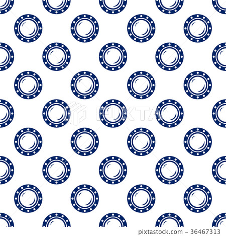 Blue Porthole ,Seamless Pattern 36467313