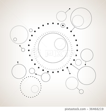 Abstract technology geometric background Abstract technology geometric background 36468219