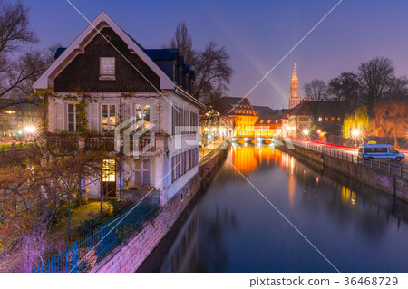 Petite France in the morning, Strasbourg, Alsace 36468729