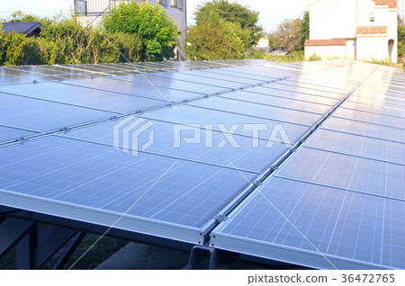 Solar panels in residential areas Solar panels in residential areas 36472765