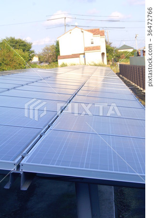 Solar panels in residential areas Solar panels in residential areas 36472766