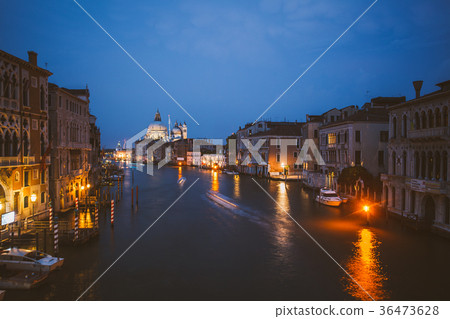Venice, Italy. Grand Canal from Rialto bridge 36473628