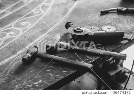 working tools on the table journeyman 36474372