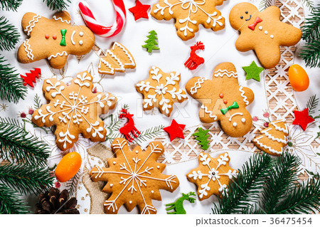 Christmas gingerbread cookies homemade  36475454