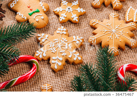 Christmas gingerbread cookies homemade  36475467
