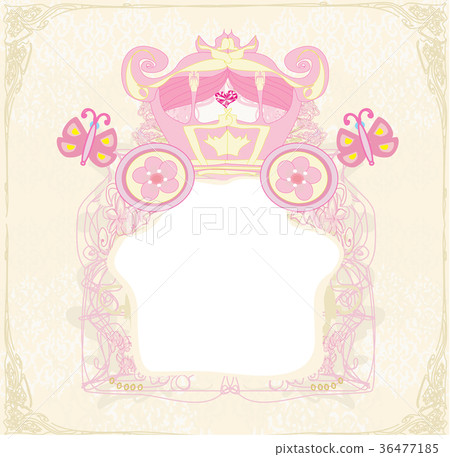 Vintage carriage invitation Vintage carriage invitation 36477185