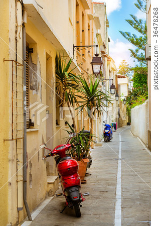 Architecture of resort town Rethymno, Greece Crete Architecture of resort town Rethymno, Greece Crete 36478268