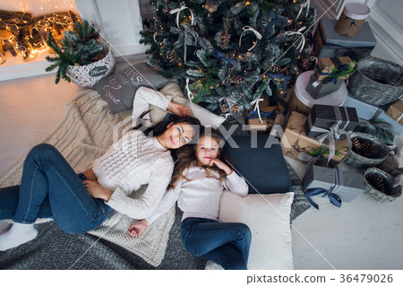 Beautiful happy family mother and daughter with Beautiful happy family mother and daughter with 36479026