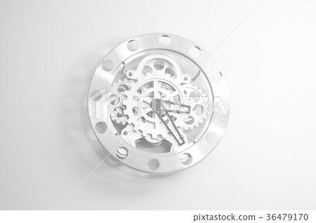 Clock hanging on the wall 36479170