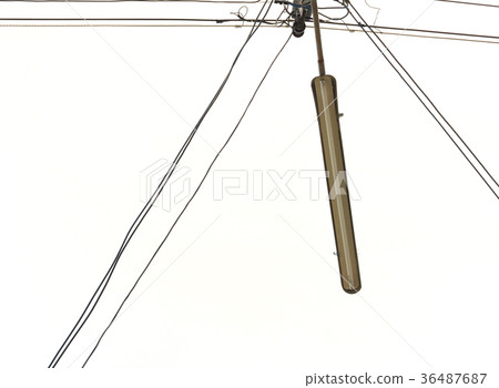 Street lamp with blue sky Street lamp with blue sky 36487687