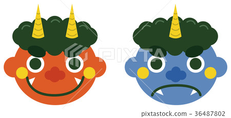 Illustration material of a cute demon 36487802