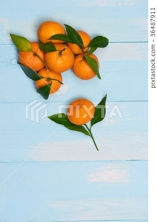Chinese new year festival decorations.orange,leaf  36487911