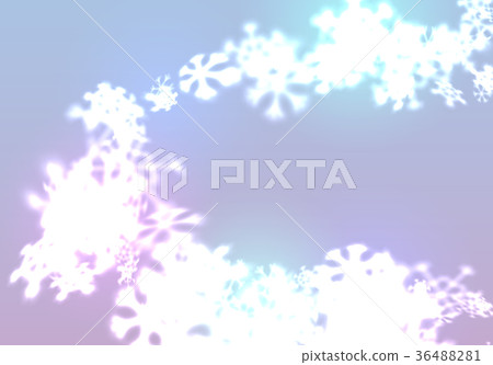 Christmas snowflakes background with falling and Christmas snowflakes background with falling and 36488281