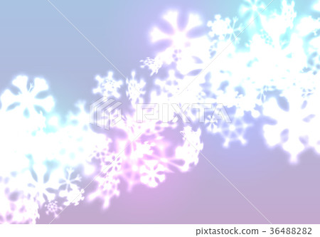 Christmas snowflakes background with falling and 36488282