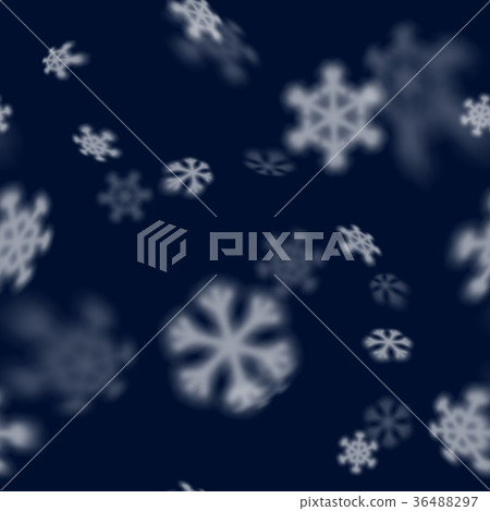 Christmas seamless snowflakes pattern with blurred Christmas seamless snowflakes pattern with blurred 36488297