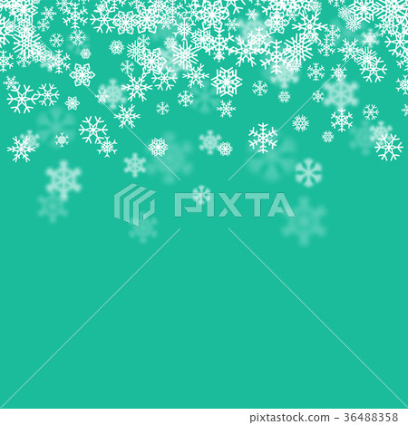 Christmas snow background with scattered 36488358