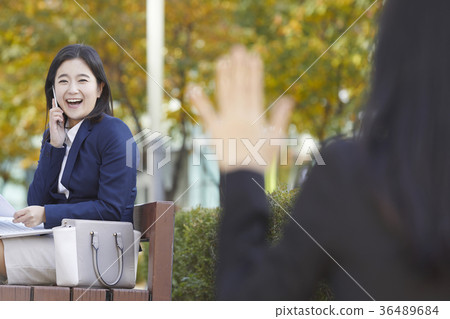 女商人,韓國人 女商人,韓國人 36489684