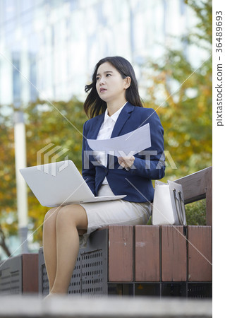 女商人,韓國人 女商人,韓國人 36489693