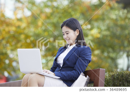 女商人,韓國人 女商人,韓國人 36489695