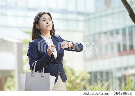 女商人，韓國人 36489698