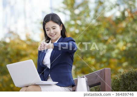 Business woman, Korean 36489746