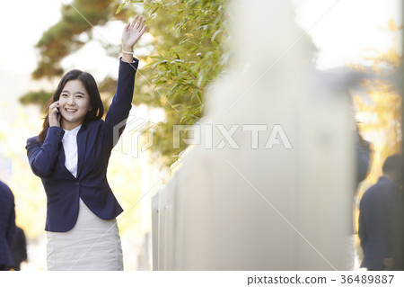 女商人,韓國人 女商人,韓國人 36489887