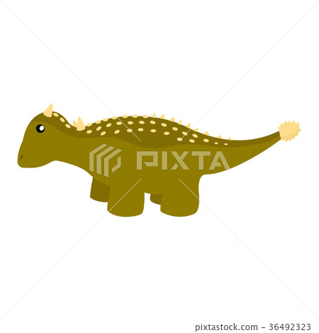 Cute cartoon dinosaur 36492323