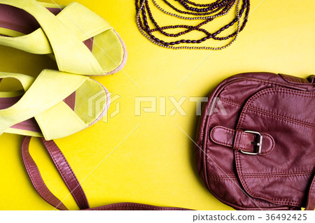 Set of Woman's Things Accessories to Summer Set of Woman's Things Accessories to Summer 36492425