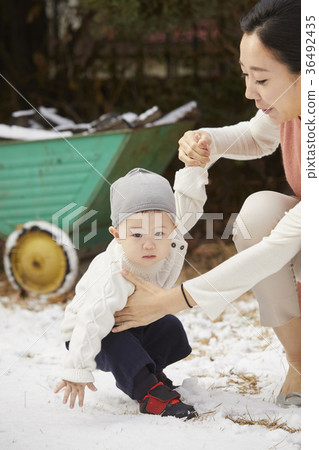 Mother and Son, Korean Mother and Son, Korean 36492435