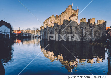 Gravensteen Castle in Ghent, Belgium Gravensteen Castle in Ghent, Belgium 36493519