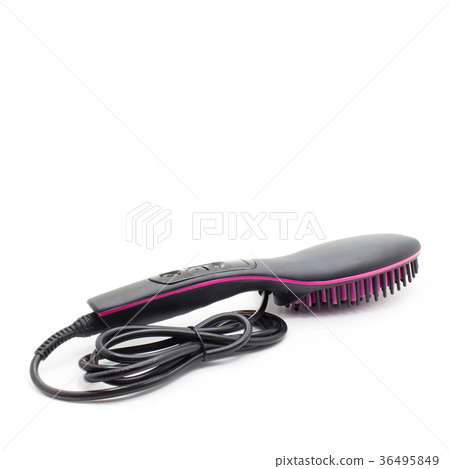 electric massage comb. Isolated electric massage comb. Isolated 36495849