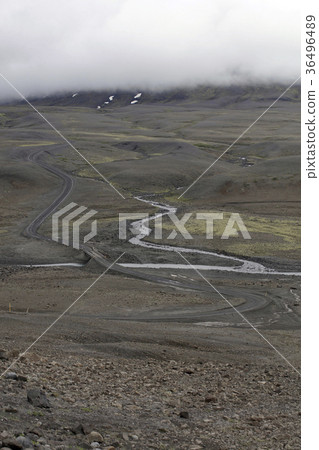 Iceland's bleak road 36496489