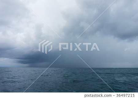 Andaman Sea storm dark scenery 36497215