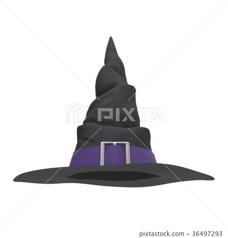 Black tall top hat - Stock Illustration [36497294] - PIXTA