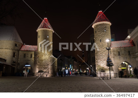 Viru Gate of Tallinn Old Town Viru Gate of Tallinn Old Town 36497417
