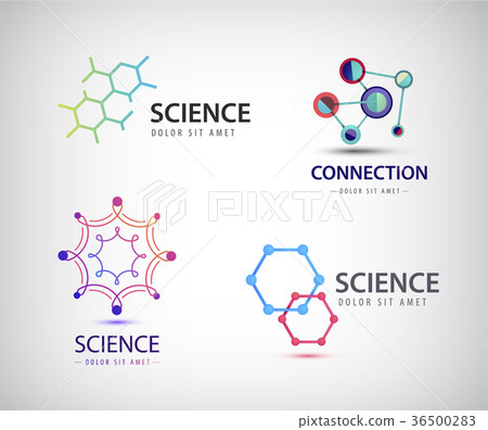 Science Class Logo Vector Vector science logos, chemistry icons, biology - Stock Illustration ...