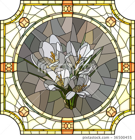 Vector illustration of flower crocus. Vector illustration of flower crocus. 36500455