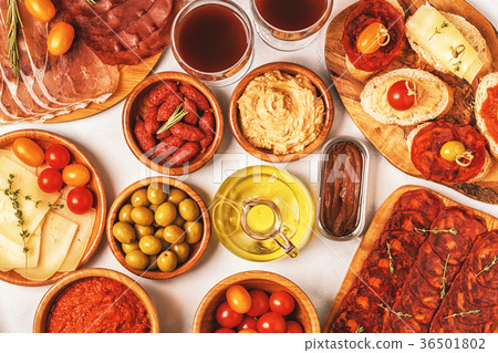 Typical spanish tapas concept. 36501802