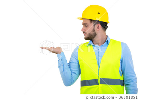 Angry builder or constructor yelling at somebody Angry builder or constructor yelling at somebody 36501851