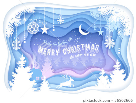 Paper craft Christmas design 36502666