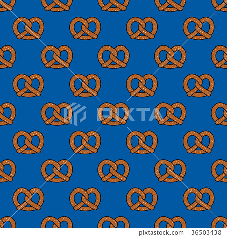 Pretzel vector doodle seamless pattern wallpaper Pretzel vector doodle seamless pattern wallpaper 36503438