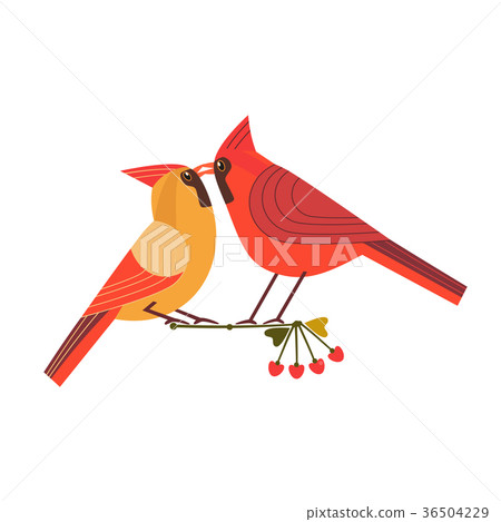 Kissing birds icon Kissing birds icon 36504229