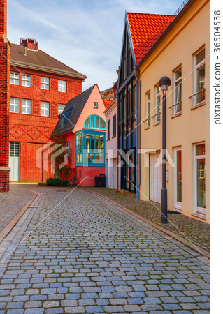 Medieval street Schnoor in Bremen, Germany 36504538