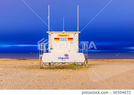 Night view of Lifeguard hut Night view of Lifeguard hut 36504672
