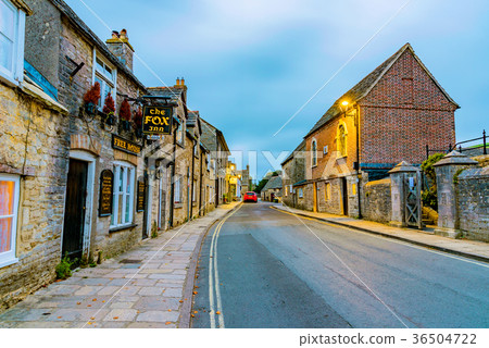 Street view of medieval architecture in Corfe Street view of medieval architecture in Corfe 36504722