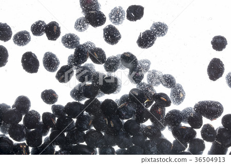 Boil black beans 36504913